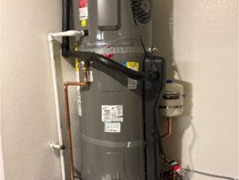 Big water heater installed