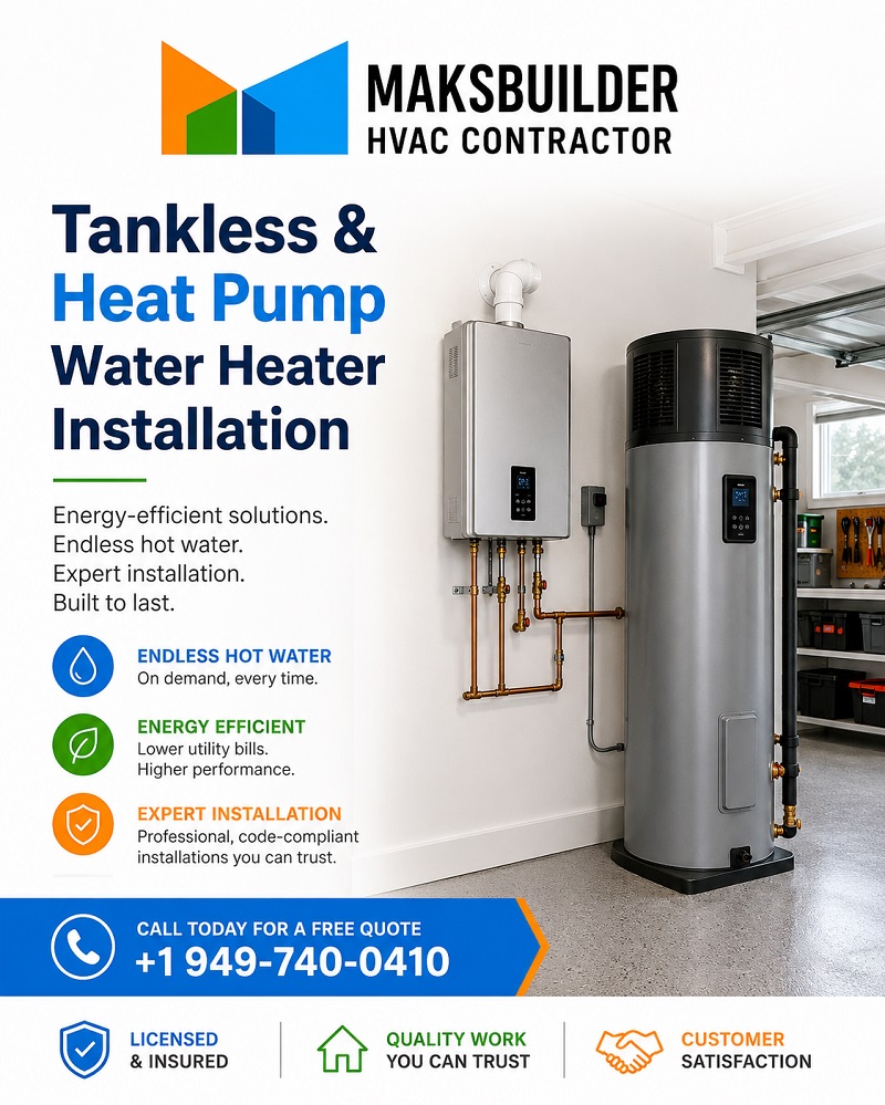 Water heater installation planning for an Orange County home