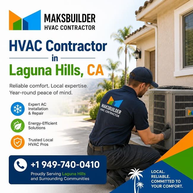 HVAC contractor service in Laguna Hills CA