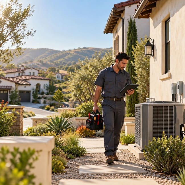 Residential HVAC contractor serving Rancho Mission Viejo, California