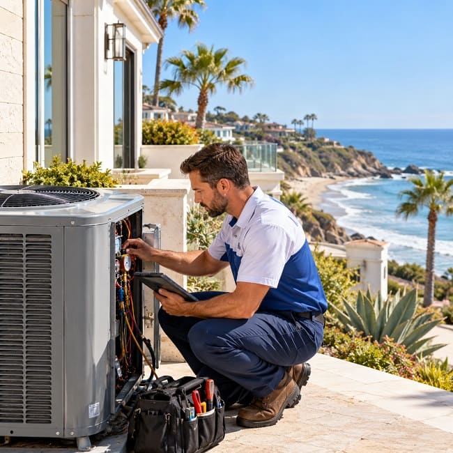Residential HVAC service in Laguna Beach, California