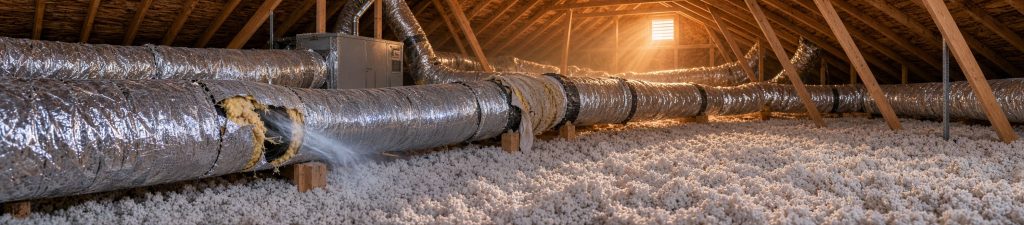 Attic Duct Insulation Problems